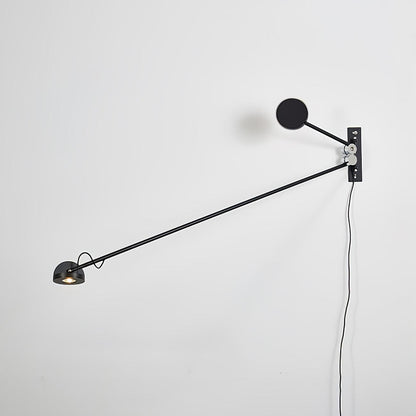 Precision Movement Wall Lamp W 48.8″ x H 7.9″ / W 124cm x H 20cm / Black / US Plug Wall lamp