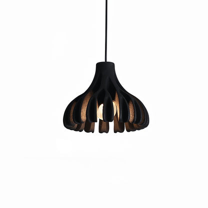 Coral Resin Pendant Lamp ? 7.1″ x H 5.5″/ Dia 18cm x H 14cm / Black Pendant light