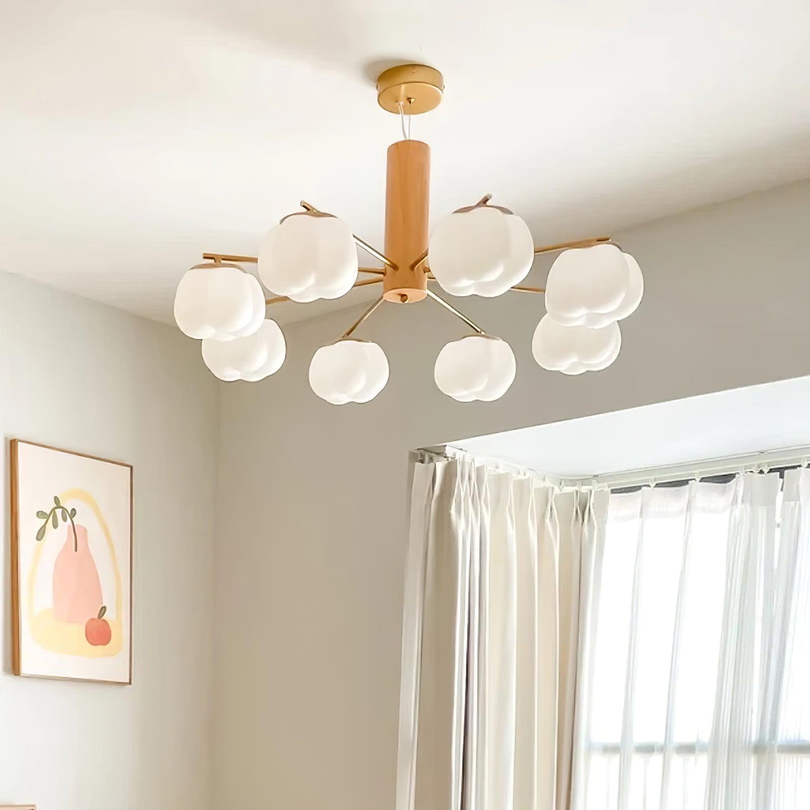 Cotton Balls Chandelier Chandelier