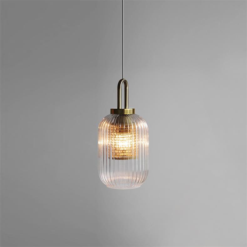 Covent Pendant Light Dia 4.7″ x H 8.3″ / Dia 12cm x H 21cm / Gold + Clear Pendant light