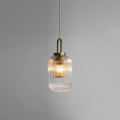 Covent Pendant Light Dia 4.7″ x H 8.3″ / Dia 12cm x H 21cm / Gold + Clear Pendant light