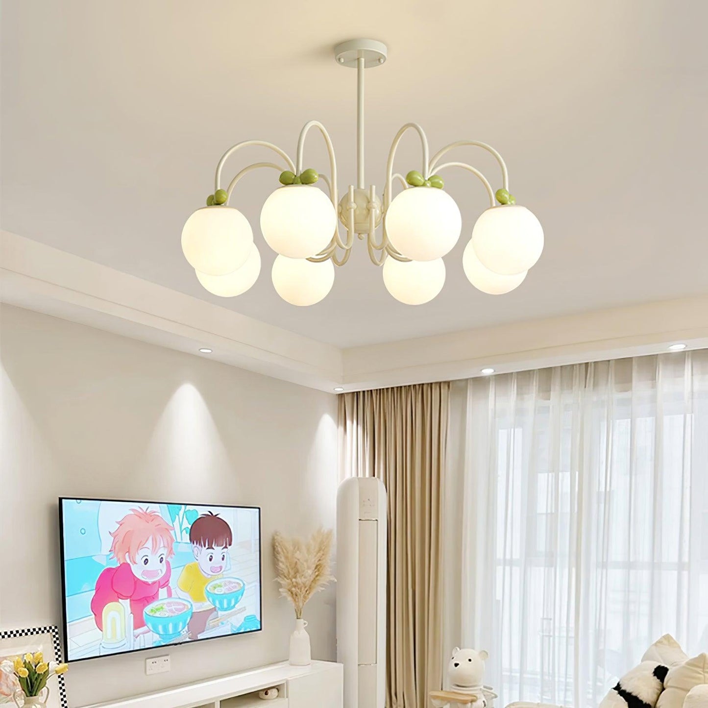 Cream Cherry Chandelier Chandelier
