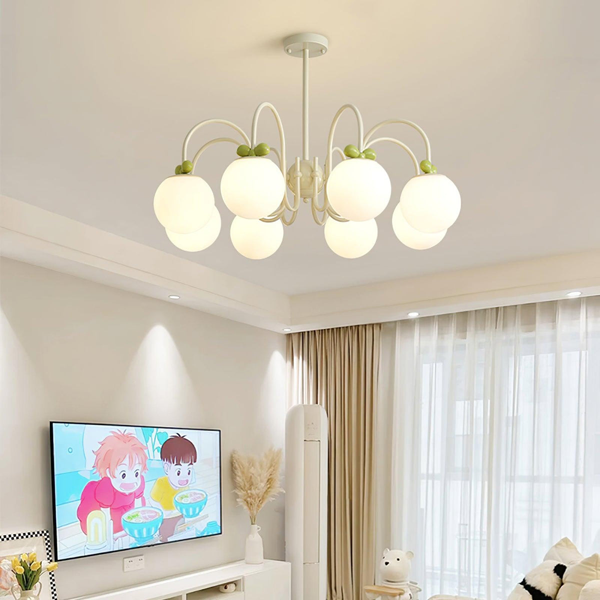Cream Cherry Chandelier Chandelier