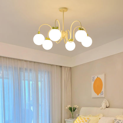 Cream Cherry Chandelier Chandelier