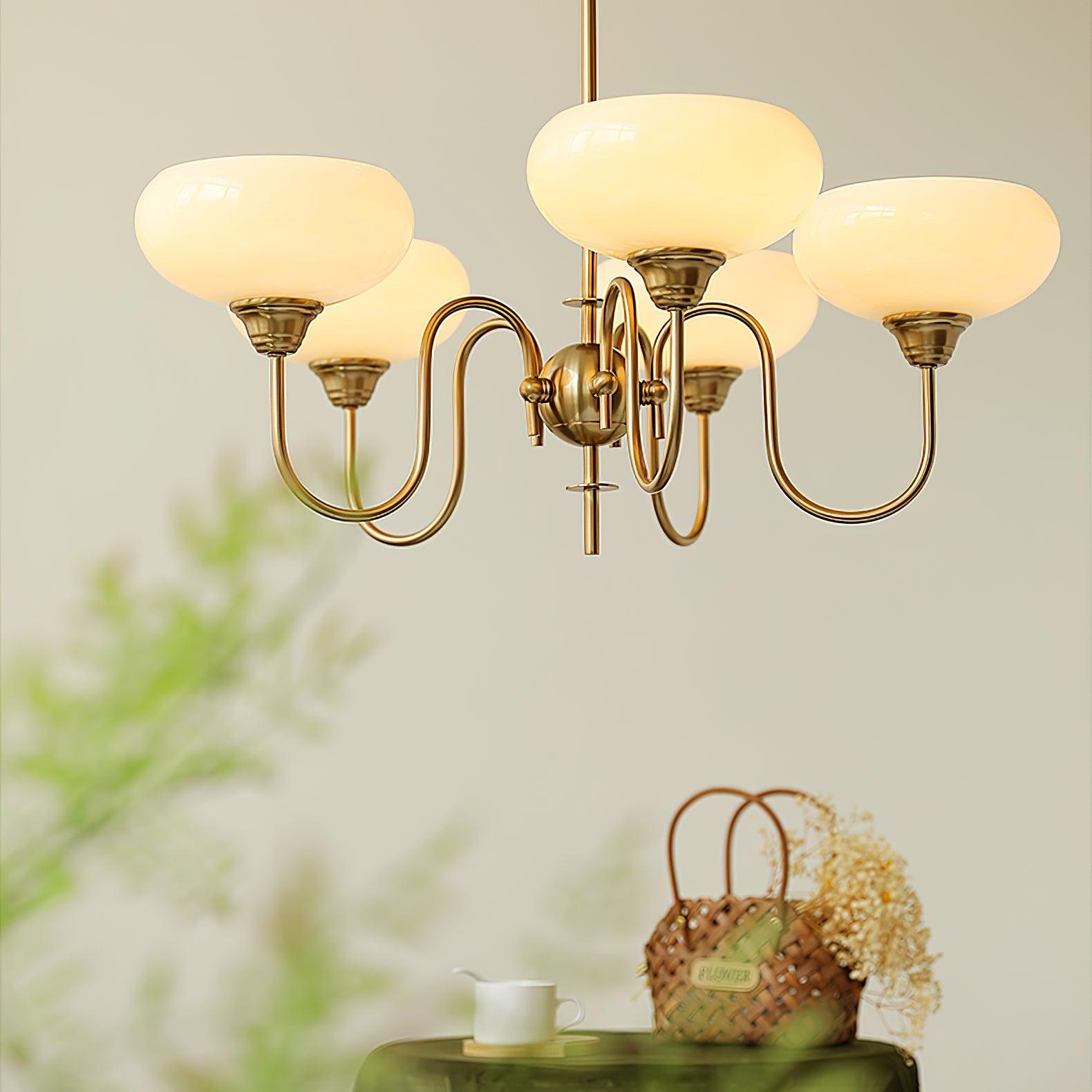 Creamy Persimmon Chandelier Chandelier