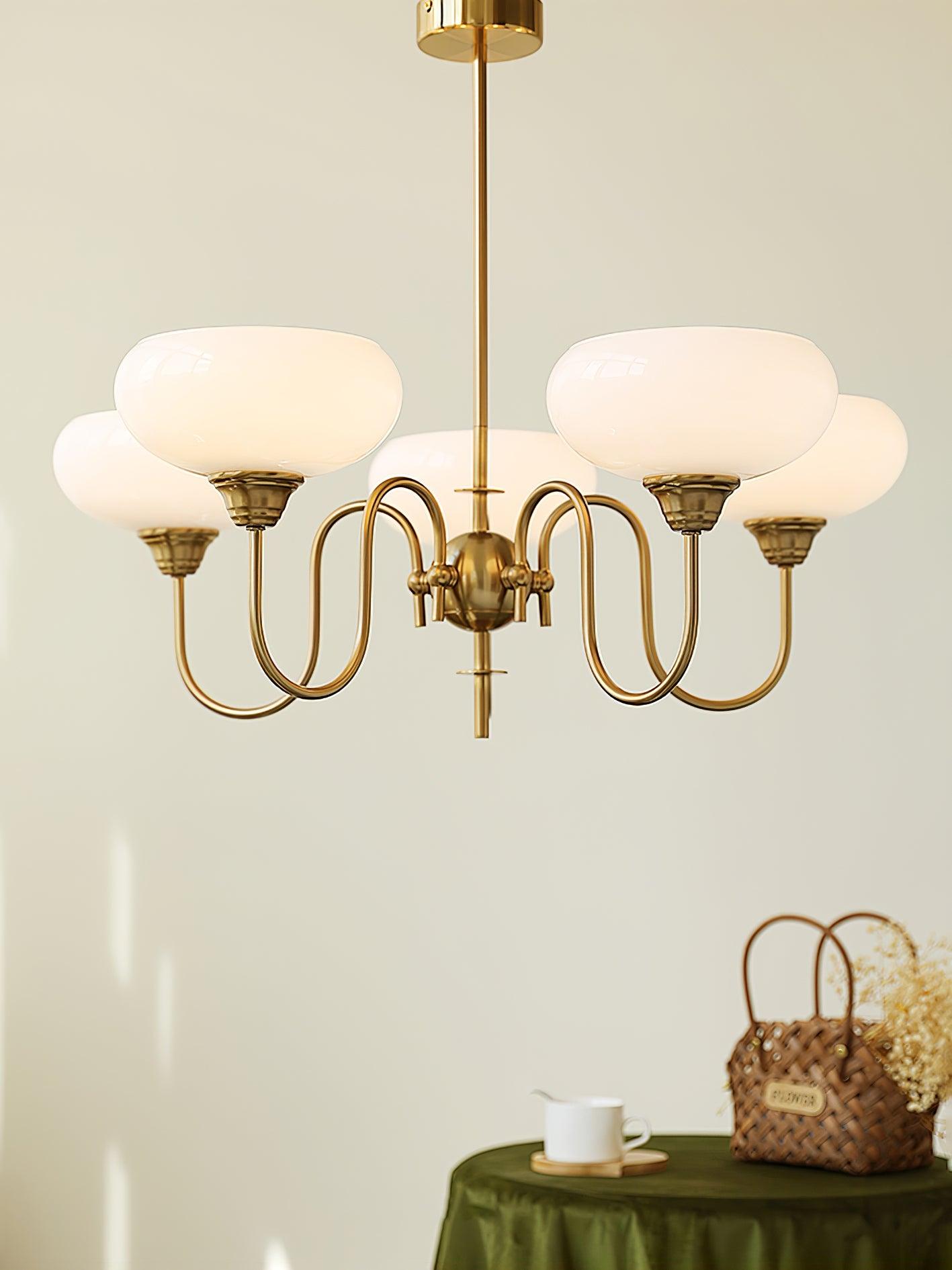 Creamy Persimmon Chandelier Chandelier