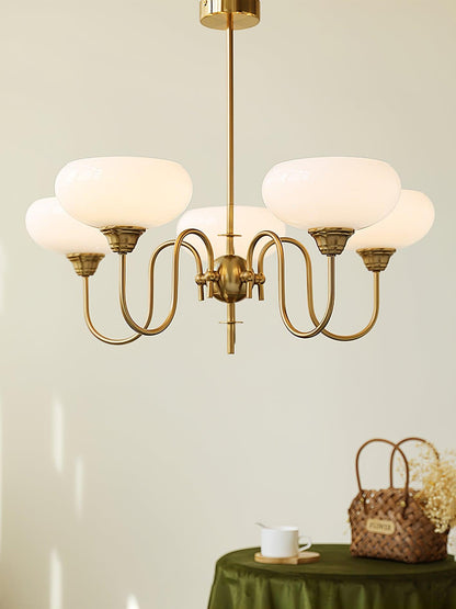 Creamy Persimmon Chandelier Chandelier