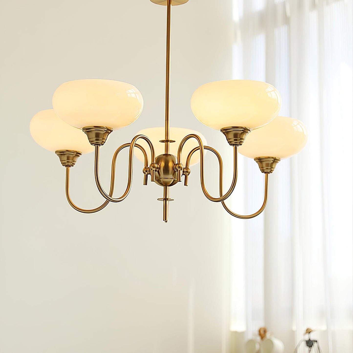 Creamy Persimmon Chandelier Chandelier