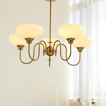 Creamy Persimmon Chandelier Chandelier