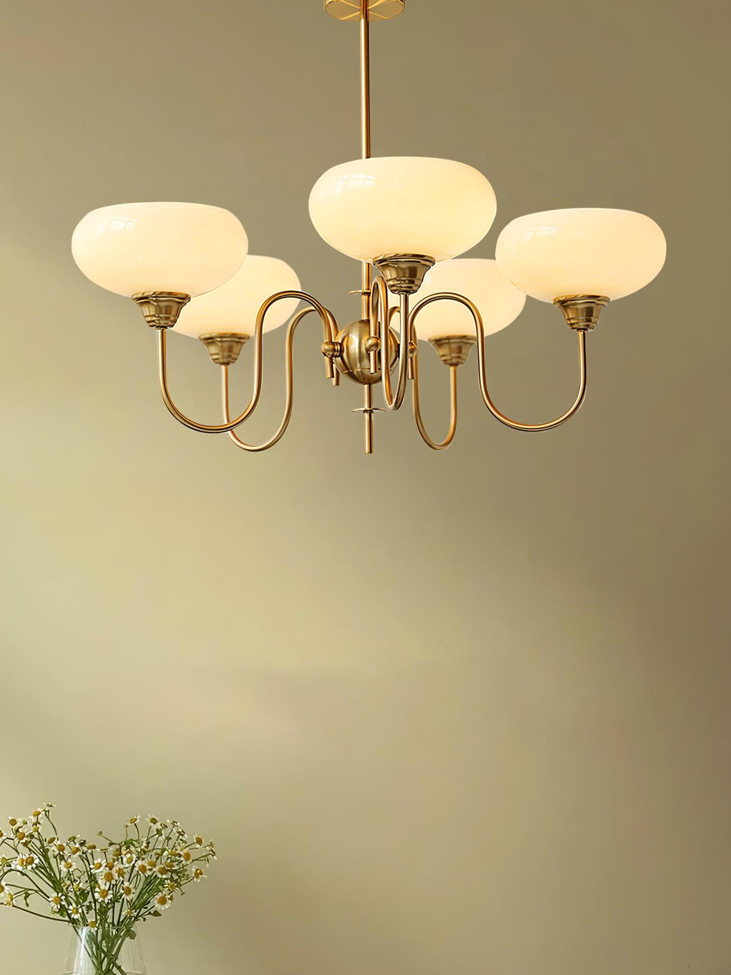 Creamy Persimmon Chandelier Chandelier