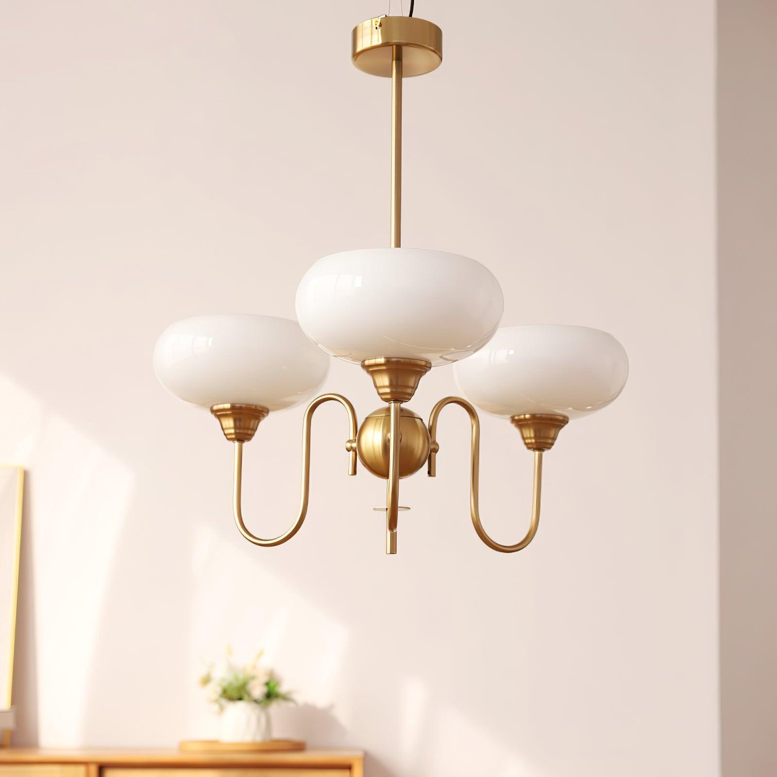 Creamy Persimmon Chandelier Chandelier