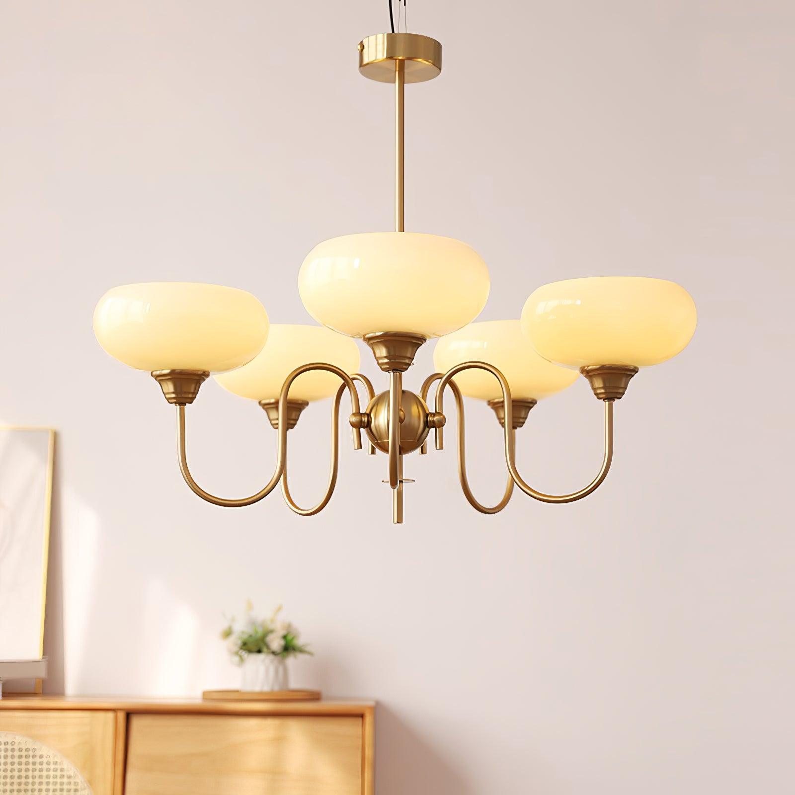 Creamy Persimmon Chandelier Chandelier