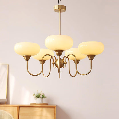 Creamy Persimmon Chandelier Chandelier