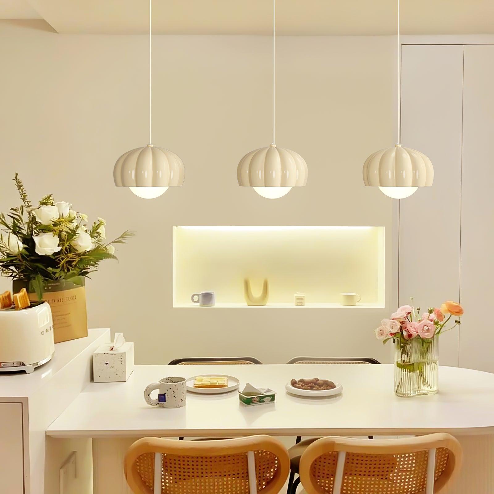 Creamy Pumpkin Pendant Light Pendant light