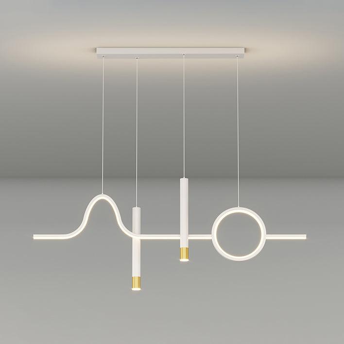 Creative LED Chandelier ? 39.3″ x H 39.3″/ Dia 100cm x H 100cm / White / Warm White Chandelier