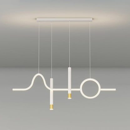 Creative LED Chandelier ? 39.3″ x H 39.3″/ Dia 100cm x H 100cm / White / Warm White Chandelier