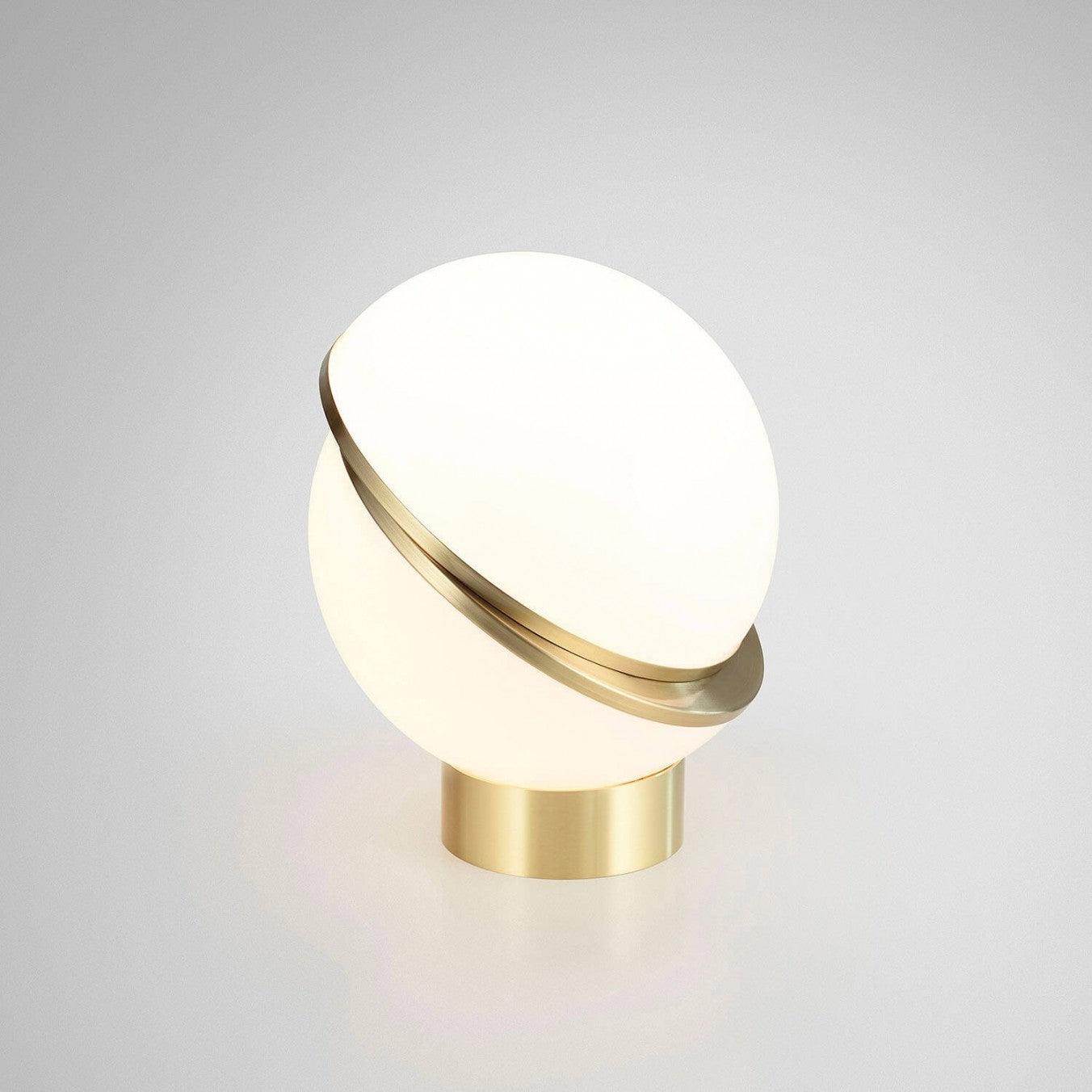 Crescent Table Lamp Dia 11.8″ x H 13″ / Dia 30cm x H 33cm / Gold / US Plug Table lamp