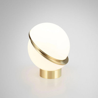 Crescent Table Lamp Dia 11.8″ x H 13″ / Dia 30cm x H 33cm / Gold / US Plug Table lamp
