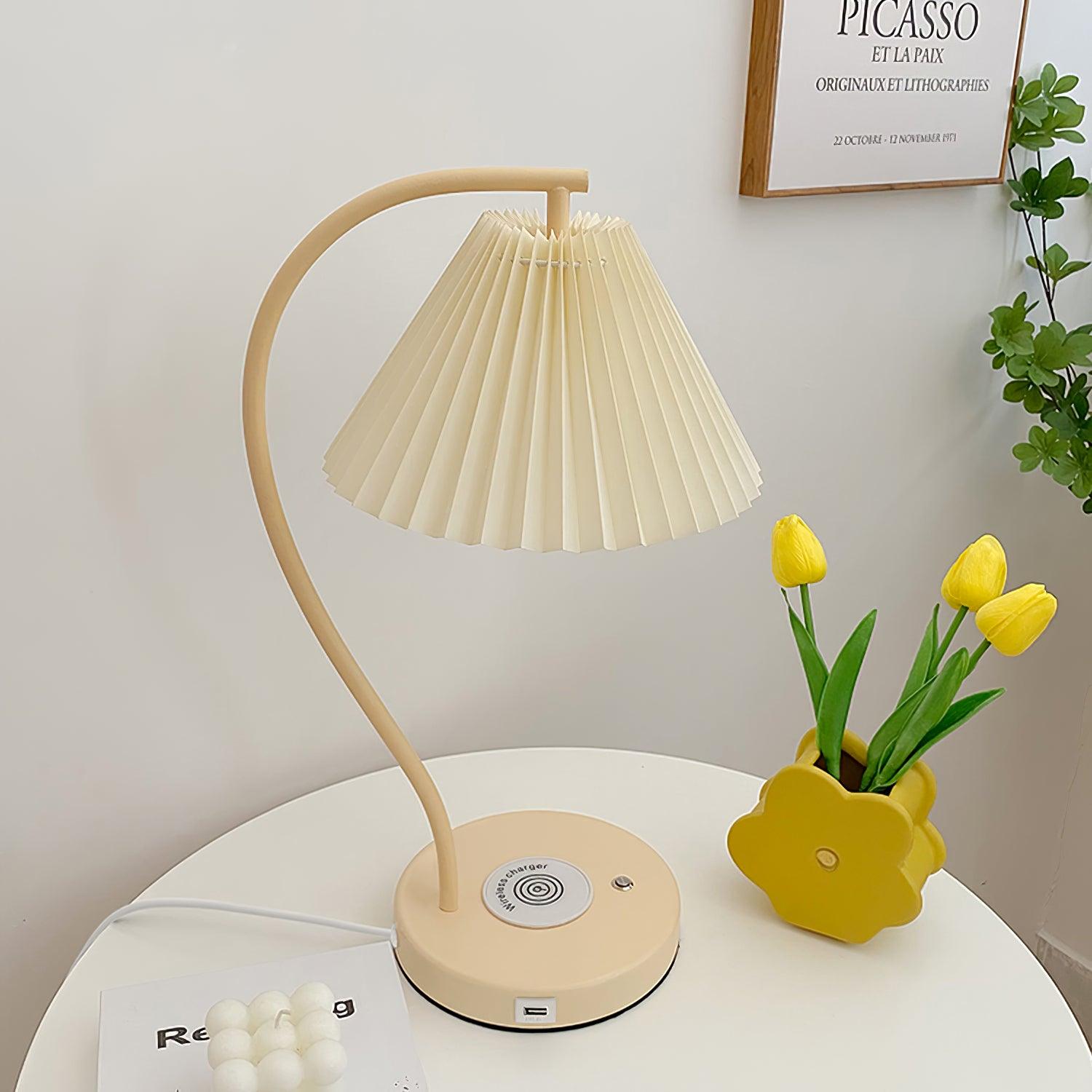 Crescini Pleated Table Lamp Table lamp