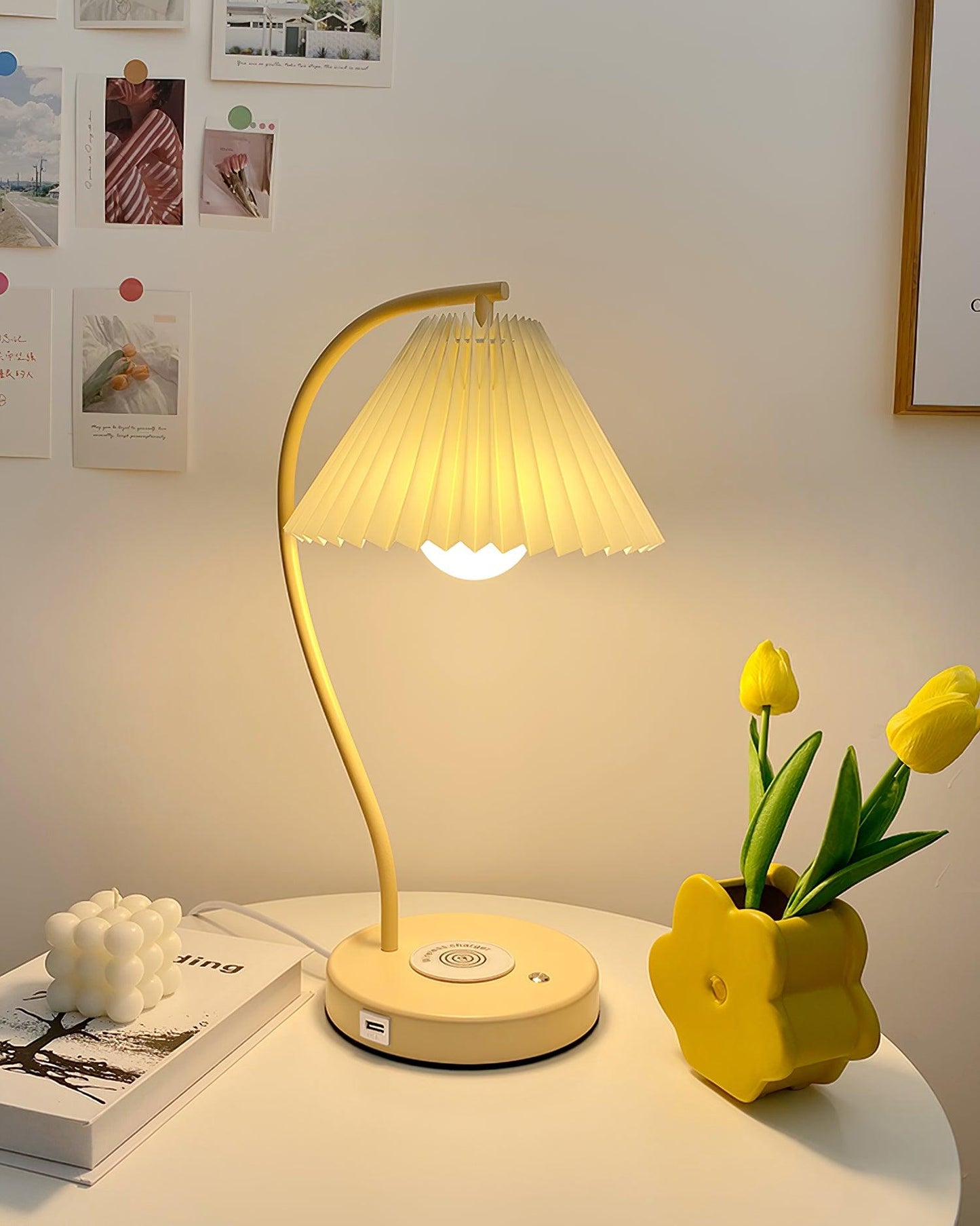 Crescini Pleated Table Lamp Table lamp