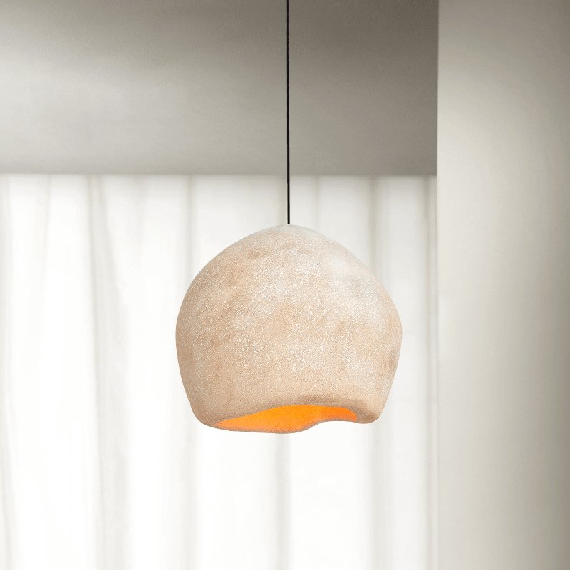 Crete Pendant Lamp Dia 16.5″ x H 16″ / Dia 42cm x H 41cm / Creamy-white Pendant light