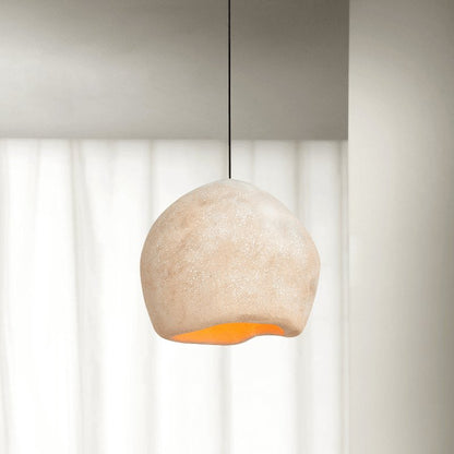 Crete Pendant Lamp Dia 16.5″ x H 16″ / Dia 42cm x H 41cm / Creamy-white Pendant light