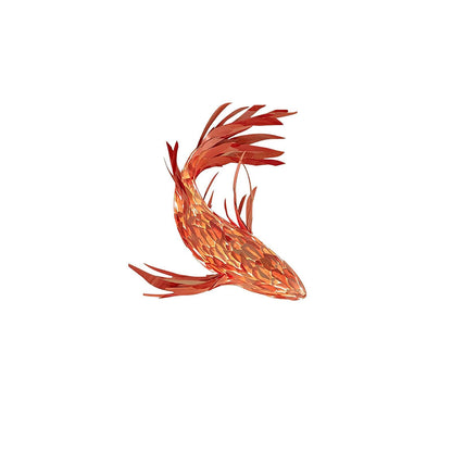 Crimson Swirl Koi Chandelier L 31.5″ / L 80cm / Red / Warm Light Chandelier