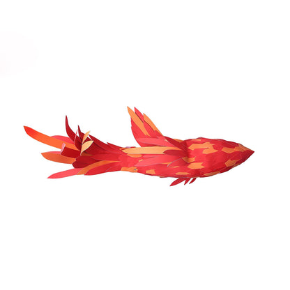 Crimson Swirl Koi Chandelier Chandelier