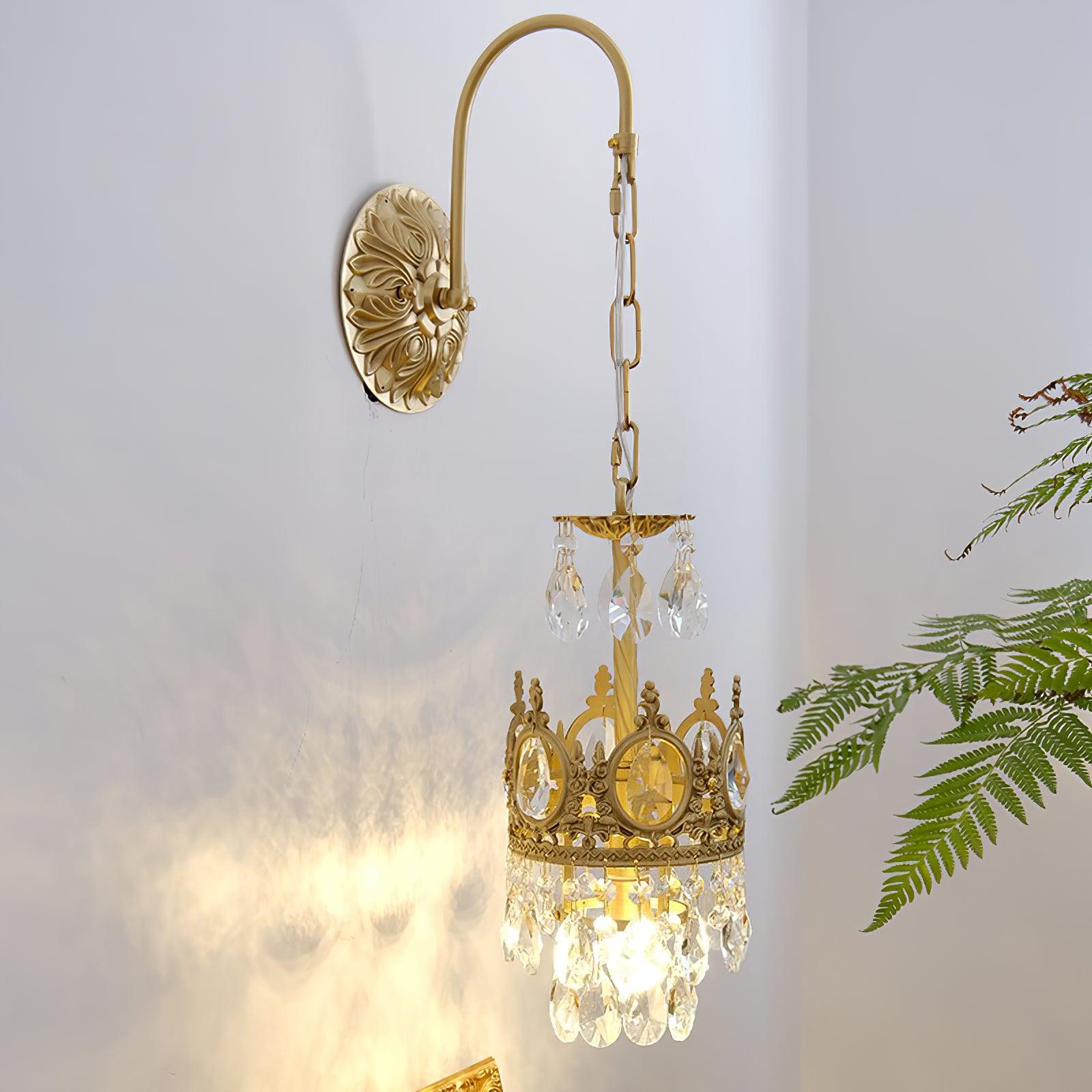 Crystal Crown Sconce Wall lamp