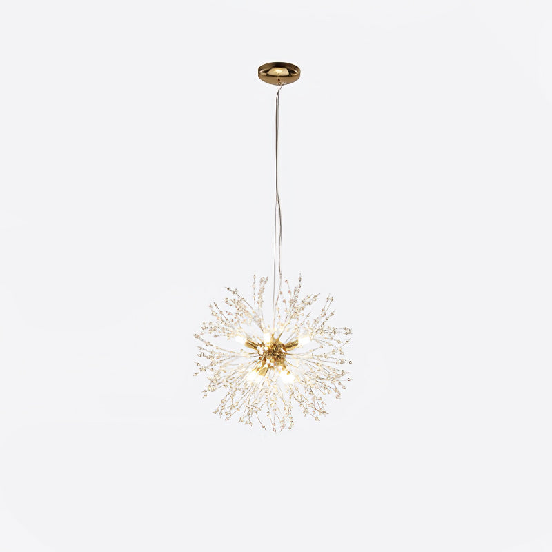 Crystal Dandelion Chandelier 9heads Dia 19.7″ / Dia 50cm / Gold Chandelier