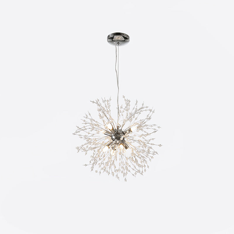 Crystal Dandelion Chandelier 9heads Dia 19.7″ / Dia 50cm / Chrome Chandelier