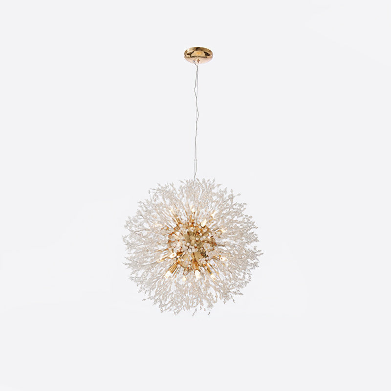 Crystal Dandelion Chandelier 16heads Dia 23.6″ / Dia 60cm / Gold Chandelier