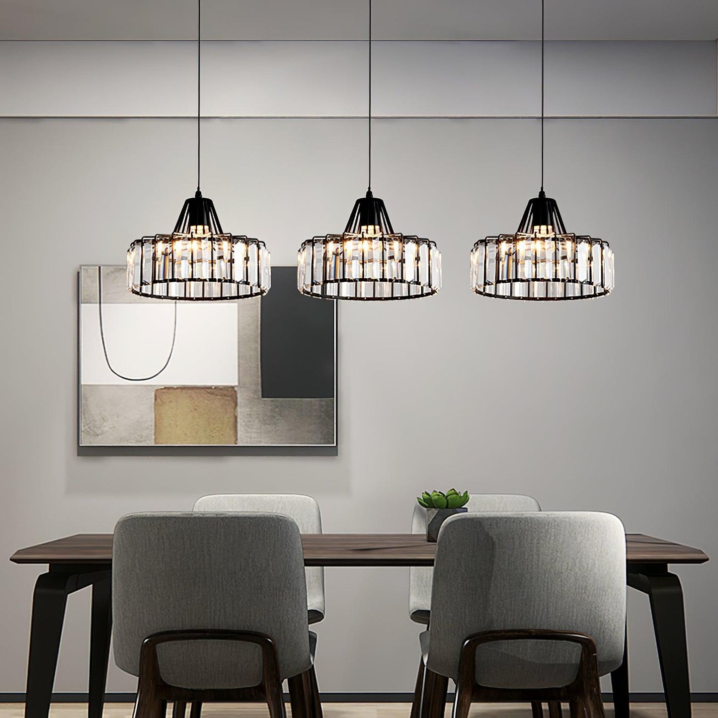 Crystal Drum Pendant Lamp Pendant light