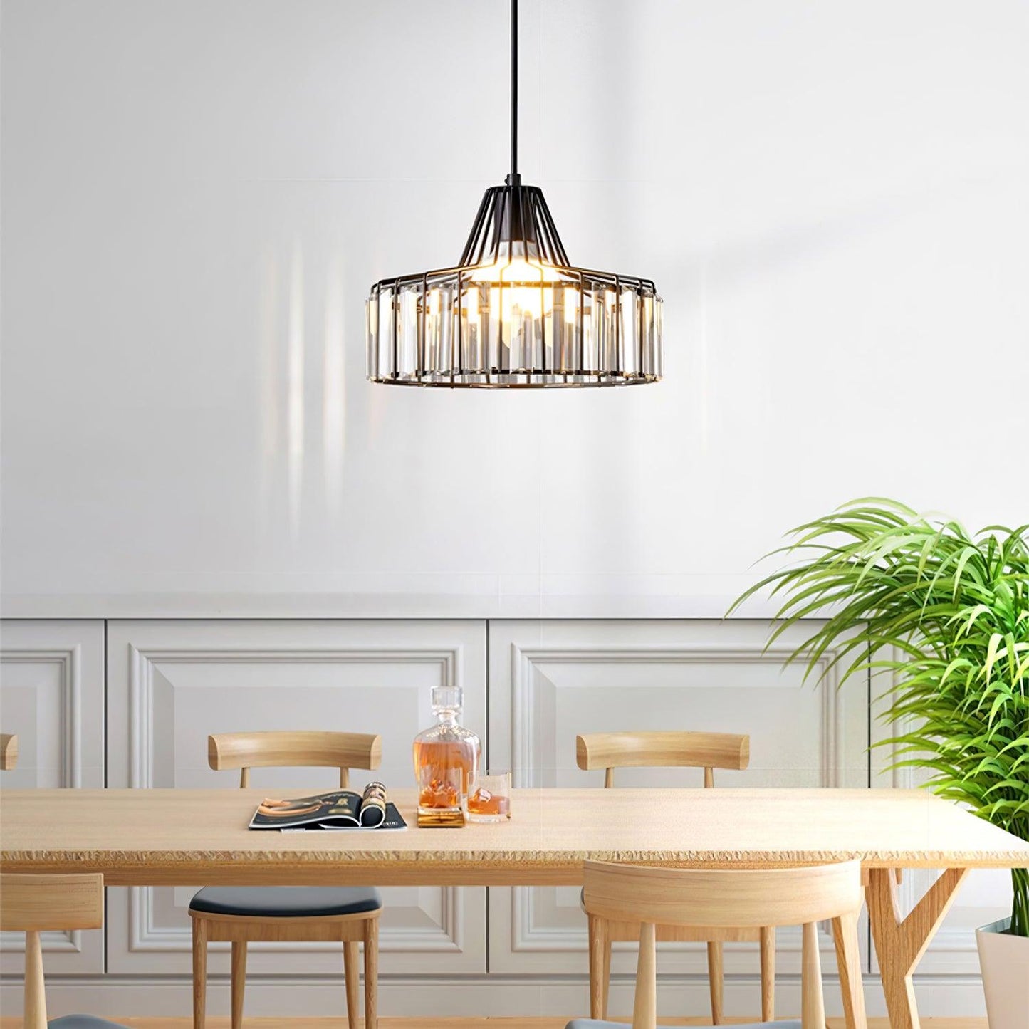 Crystal Drum Pendant Lamp Pendant light