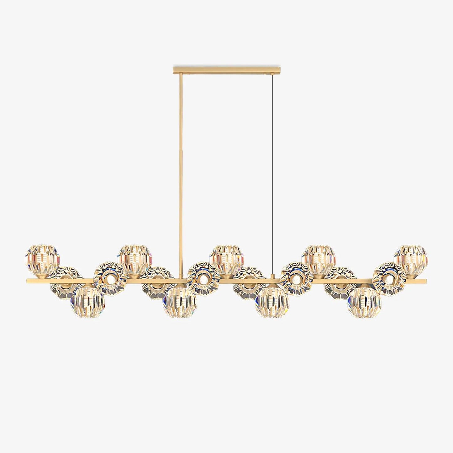 Crystal Glass Ball Chandelier Chandelier