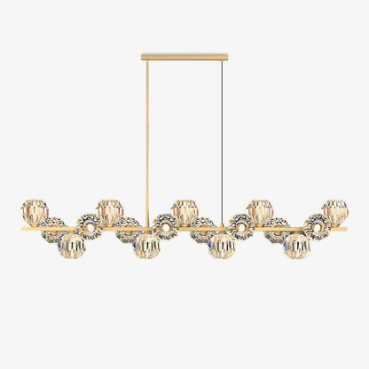 Crystal Glass Ball Chandelier Chandelier