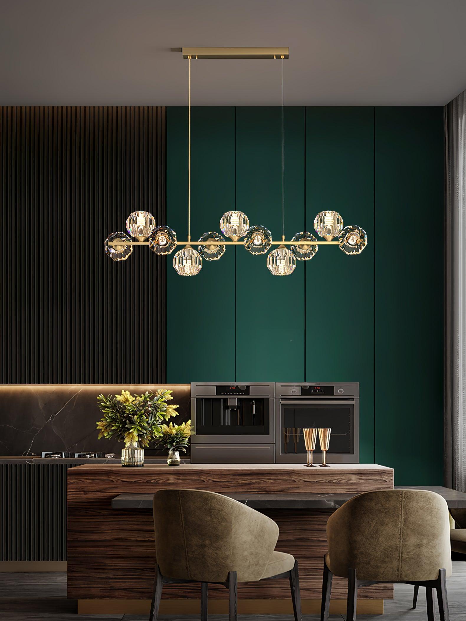 Crystal Glass Ball Chandelier Chandelier