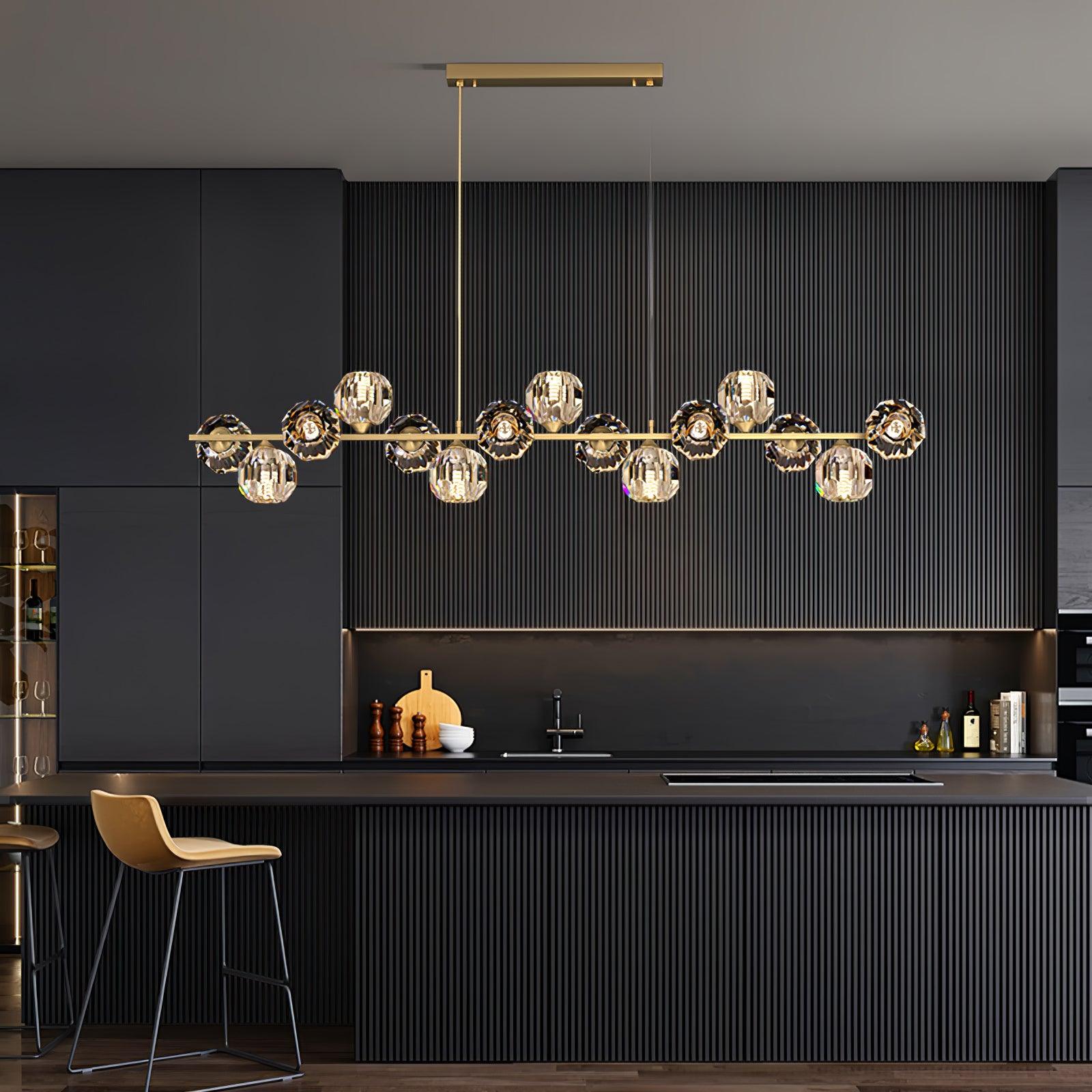 Crystal Glass Ball Chandelier Chandelier