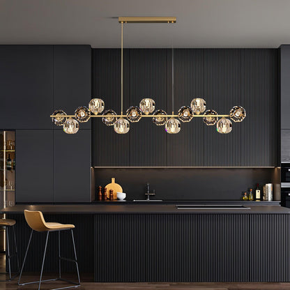 Crystal Glass Ball Chandelier Chandelier