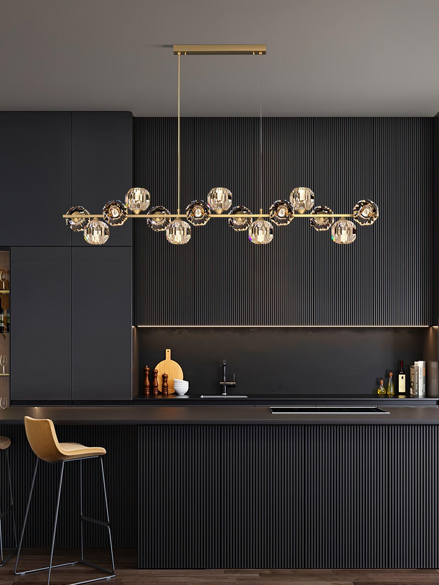 Crystal Glass Ball Chandelier Chandelier