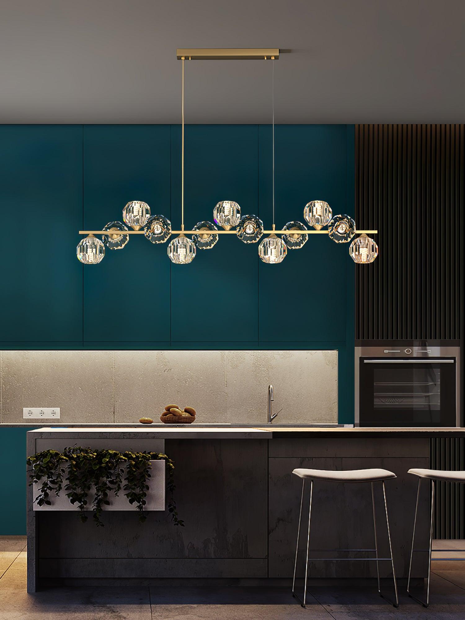 Crystal Glass Ball Chandelier Chandelier