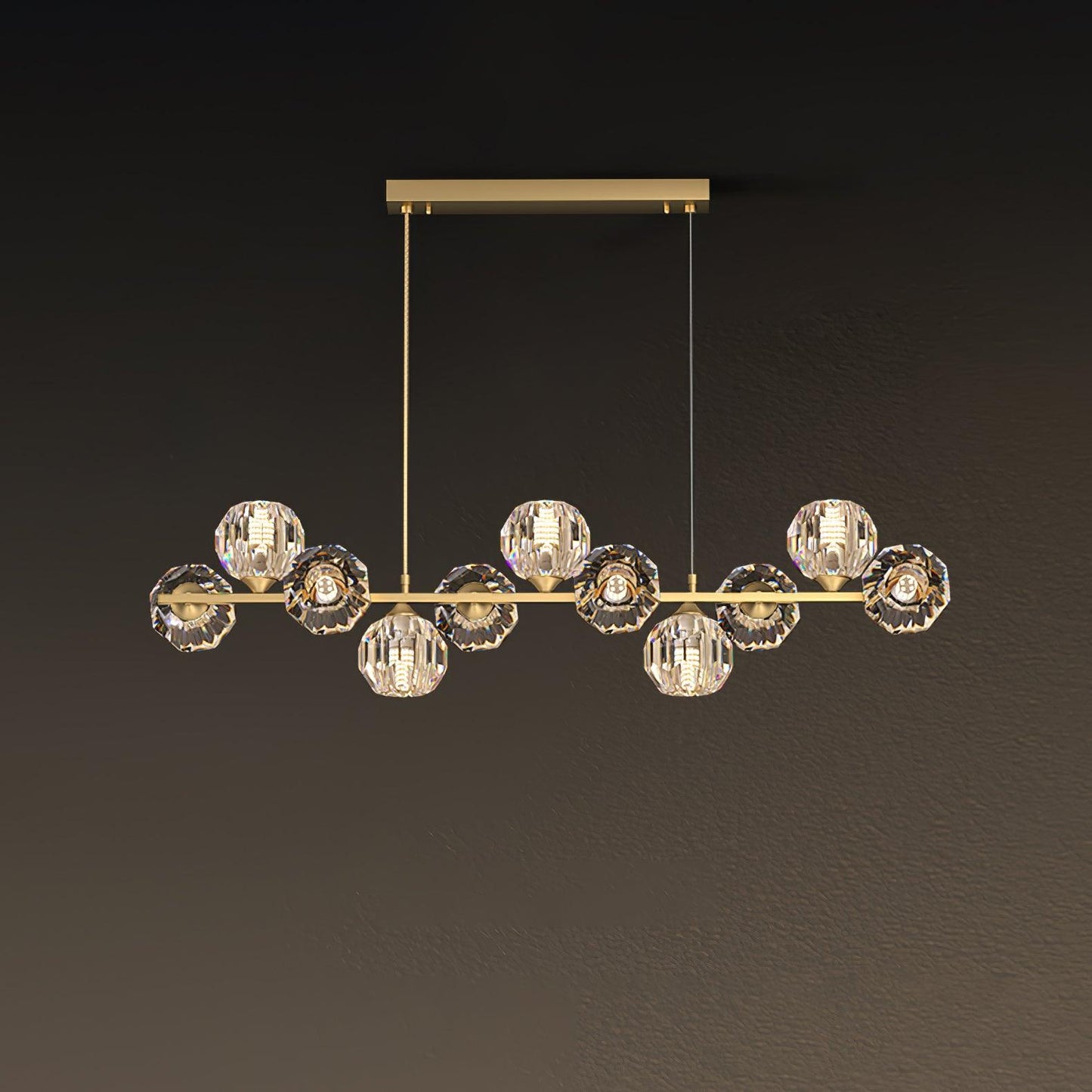 Crystal Glass Ball Chandelier Chandelier