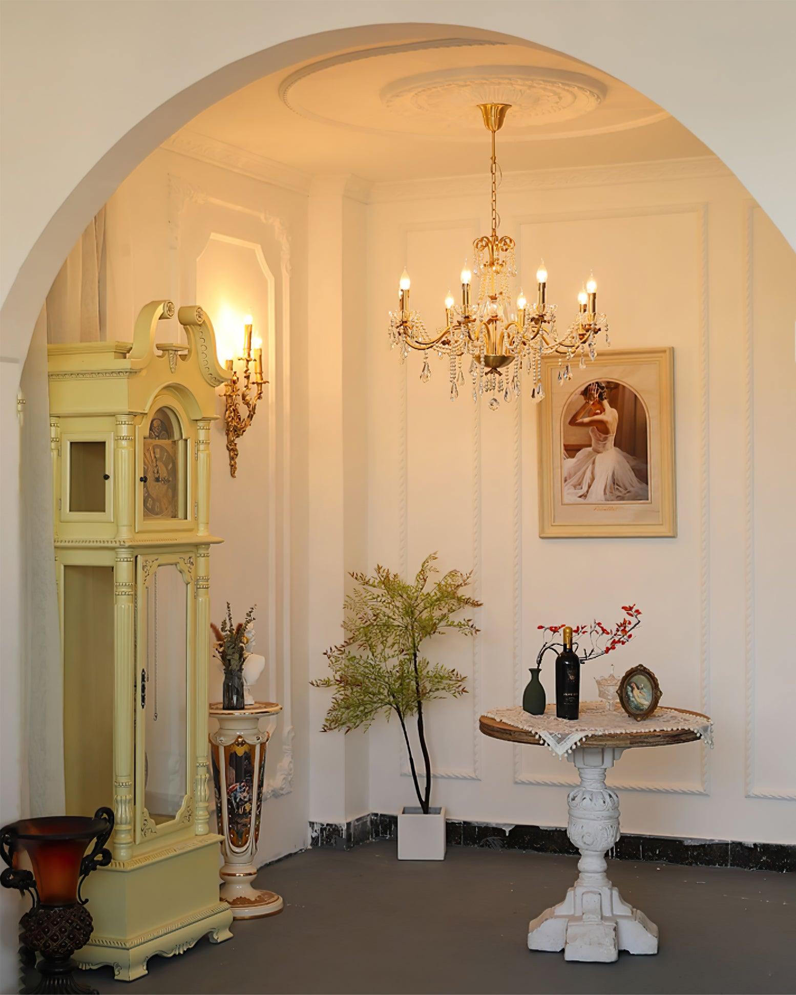 Crystal Pearl Chandelier Chandelier