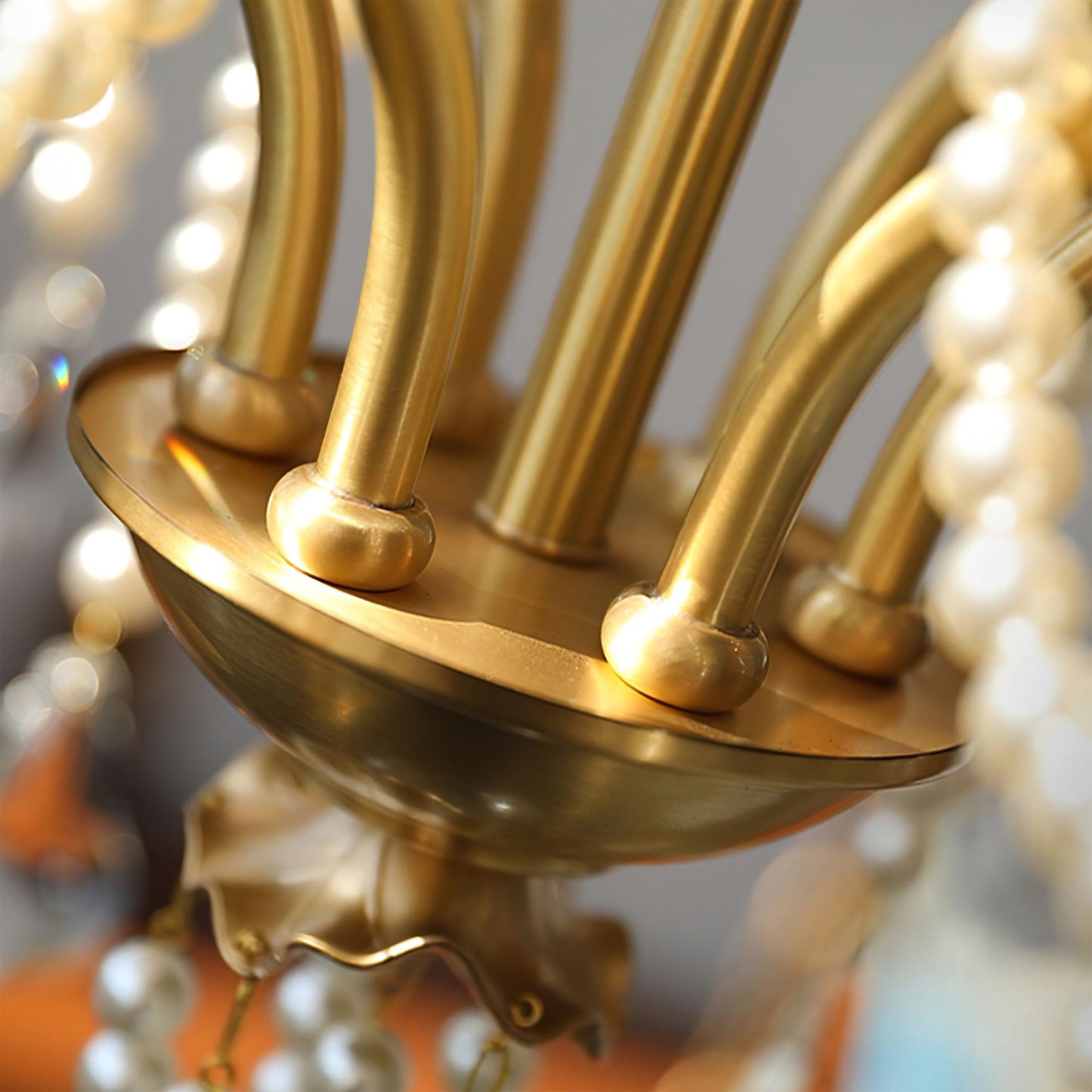 Crystal Pearl Chandelier Chandelier