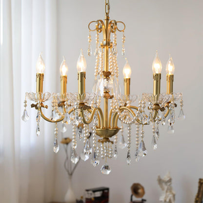 Crystal Pearl Chandelier Chandelier