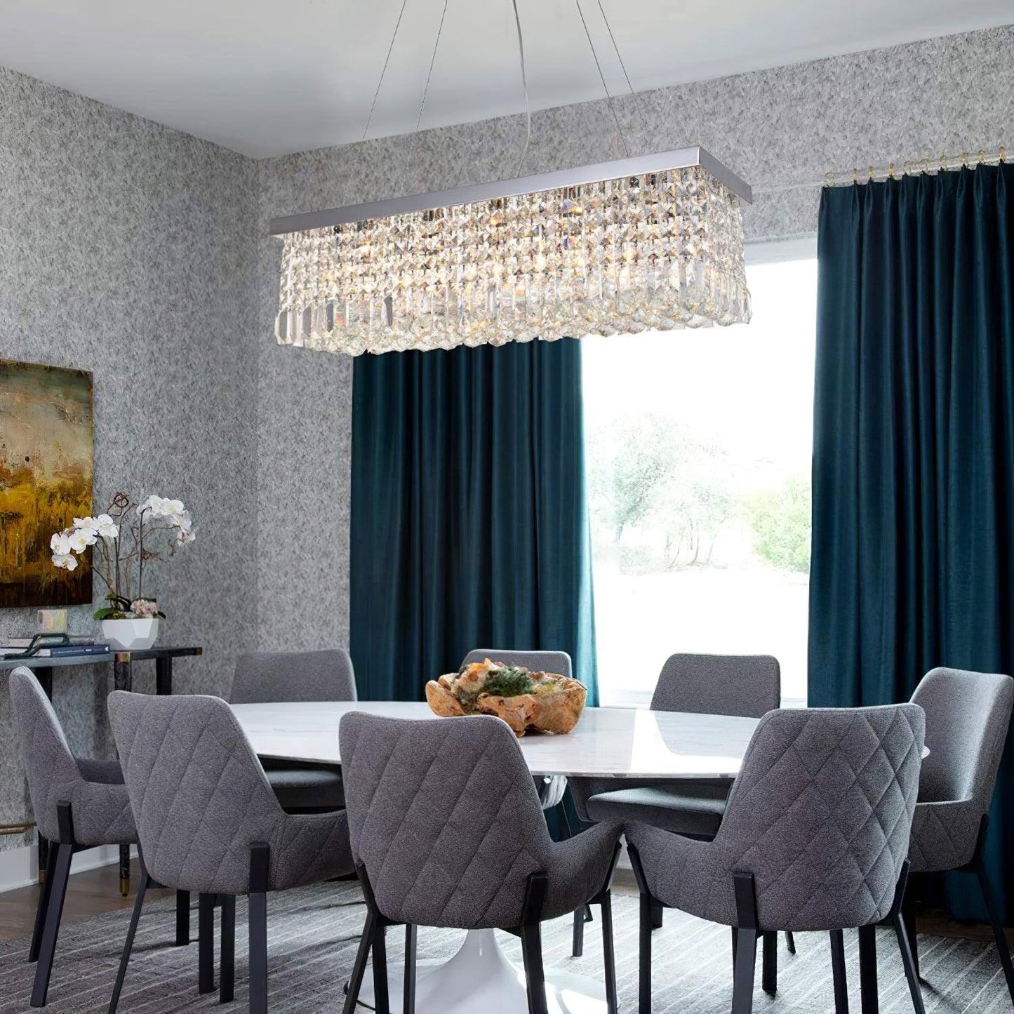 Crystal Raindrop Chandelier Chandelier