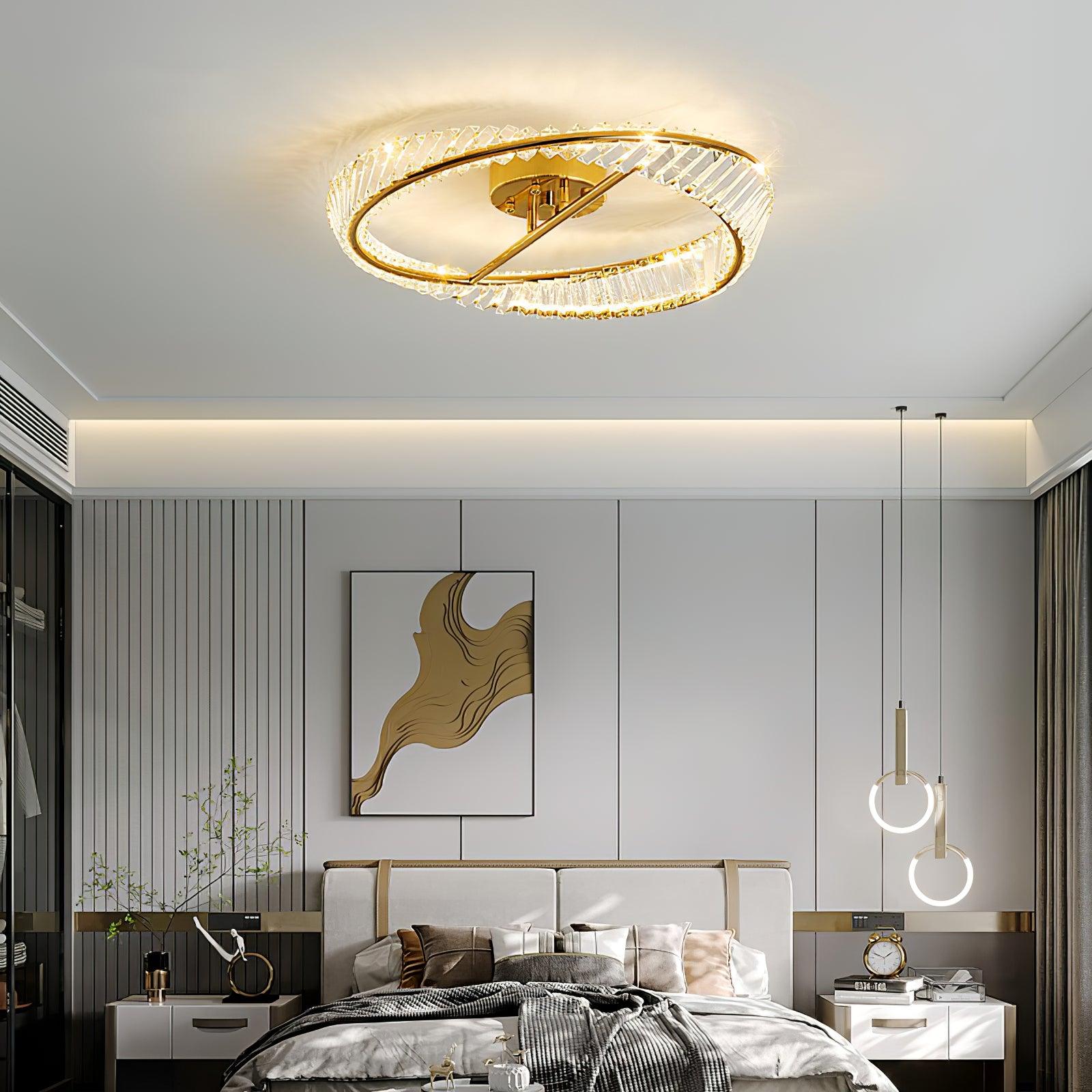 Crystal Rings Ceiling Lamp Ceiling lamp