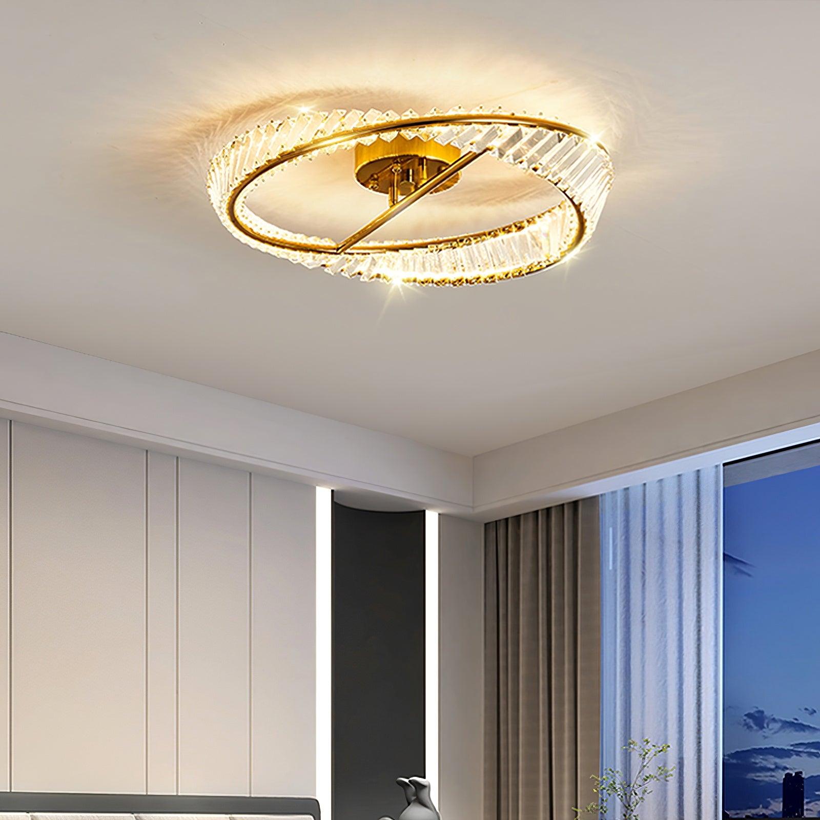 Crystal Rings Ceiling Lamp Ceiling lamp