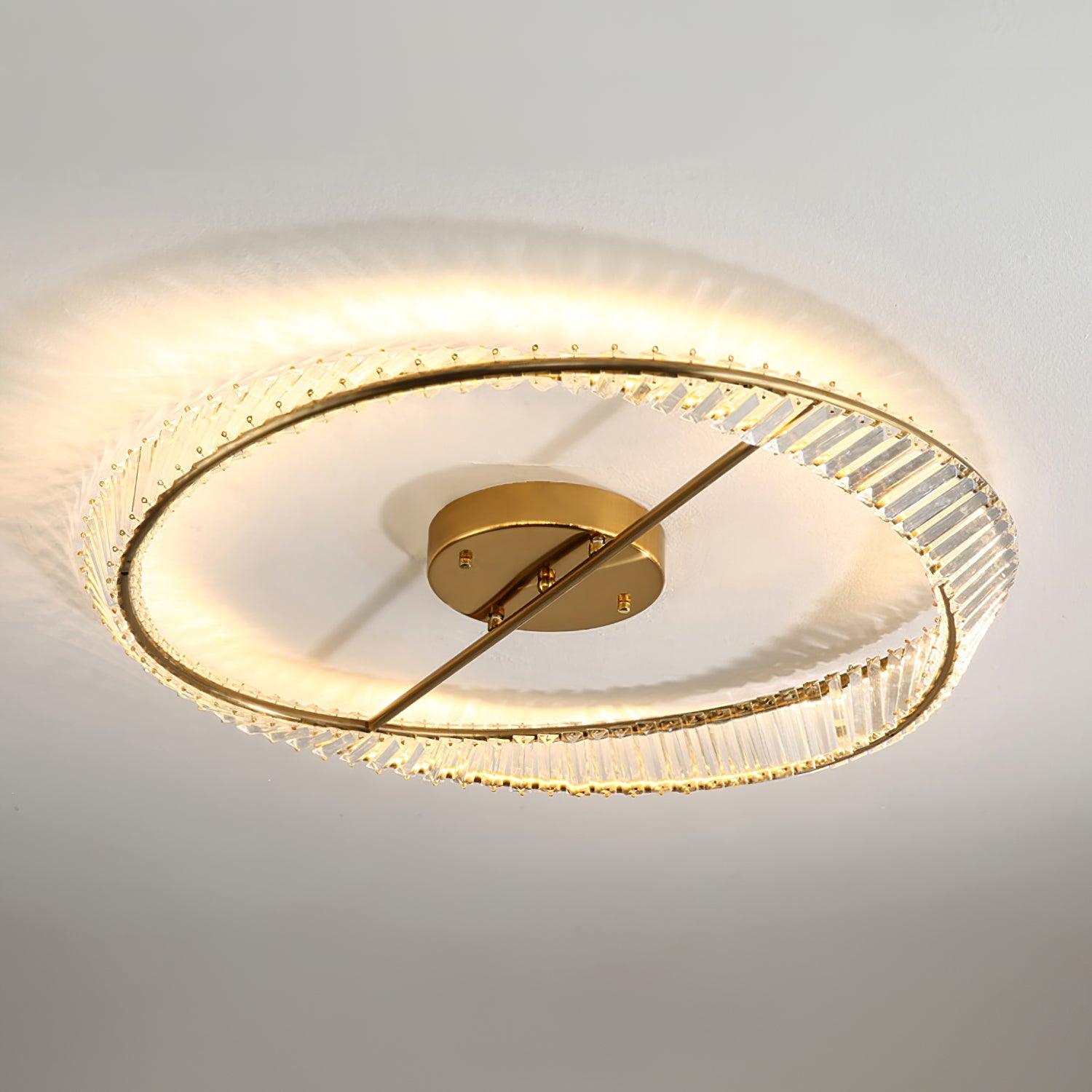 Crystal Rings Ceiling Lamp Ceiling lamp