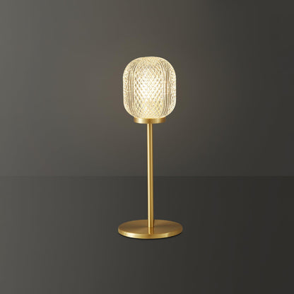 Crystal Tealight Table Lamp Model B Dia 4.7″ x H 11.8″ / Dia 12cm x H 30cm / Brass / US plug Table lamp